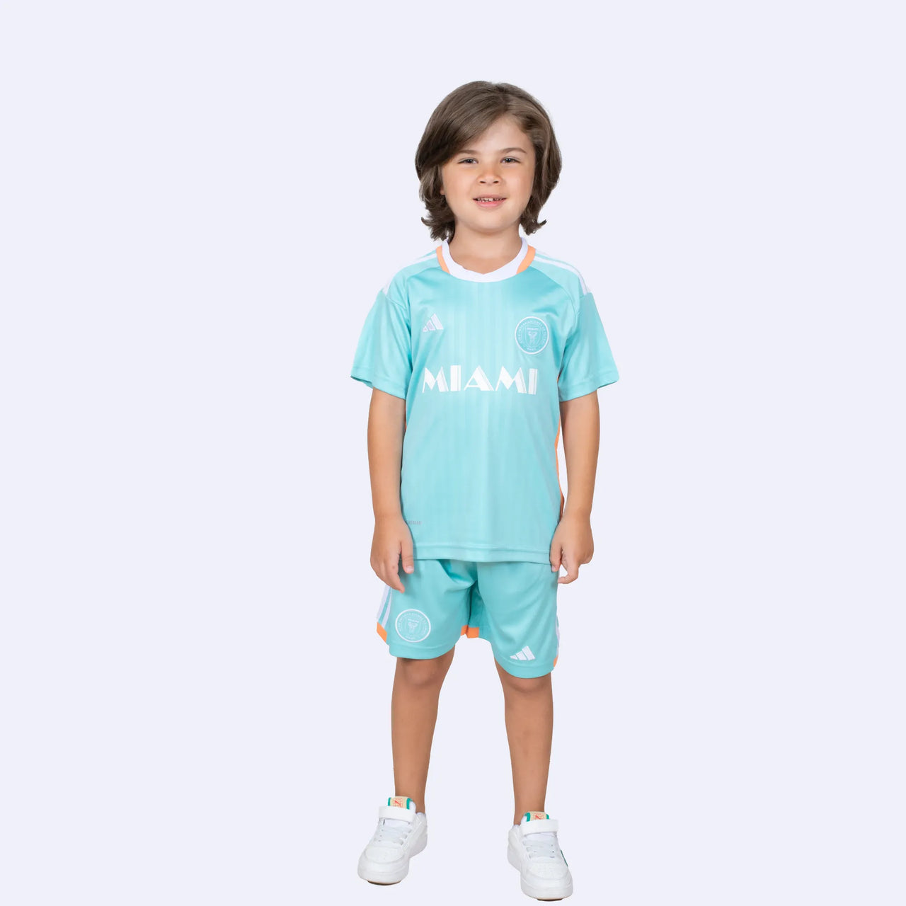 Messi Kinder-Fußballtrikot - Inter Miami 2024/25 Türkis