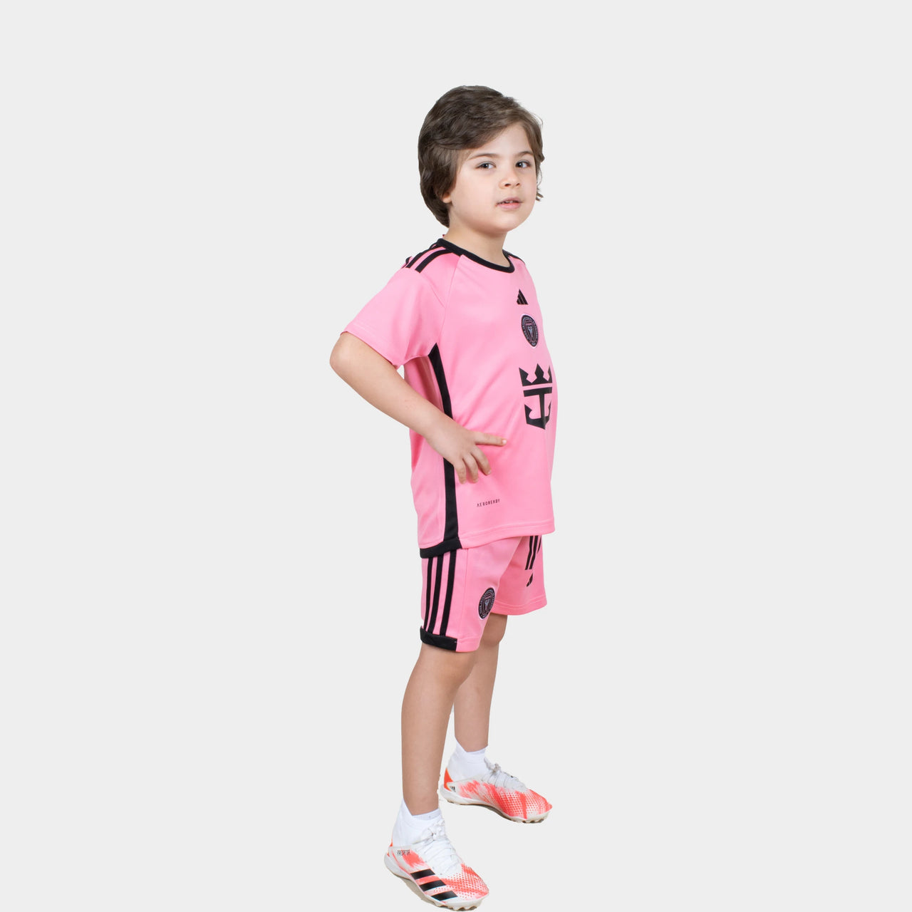 Messi Kinder-Fußballtrikot – Inter Miami 2024/25 Pink